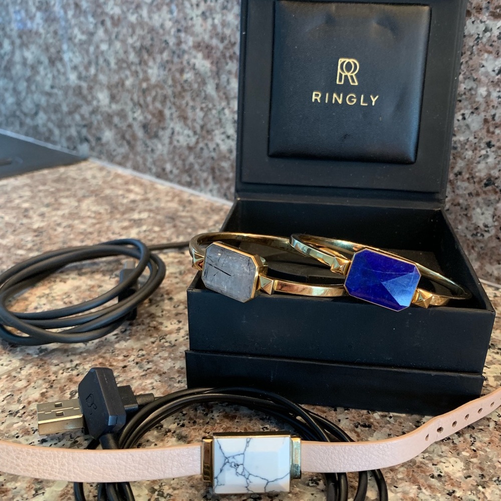 Ringly Smart/Bluetooth Bracelet Lot